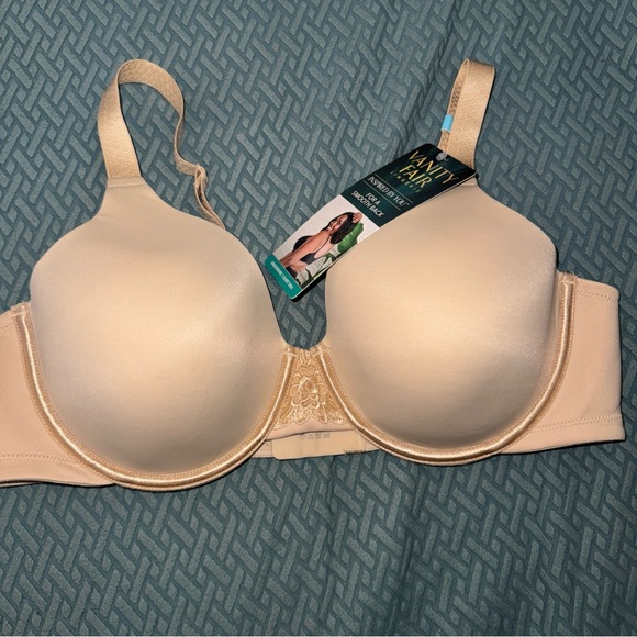 New $28 Vanity Fair Radiant Beauty Back Smoothing T-Shirt Bra Underwire 38 C S7 - Picture 1 of 3